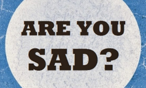 Encouraging you to not be sad on near a river.