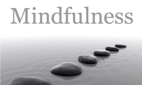 Encouraging you to practice mindfulness on near a river.