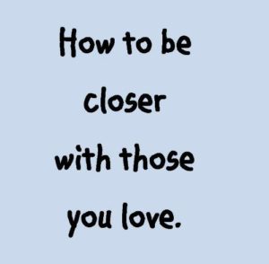 Encouraging you to closer to those you love on near a river.