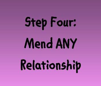 Encouraging you to mend ANY relationship with this fourth step on near a river.