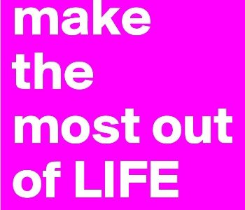 Encouraging you to make the most out of life on near a river.